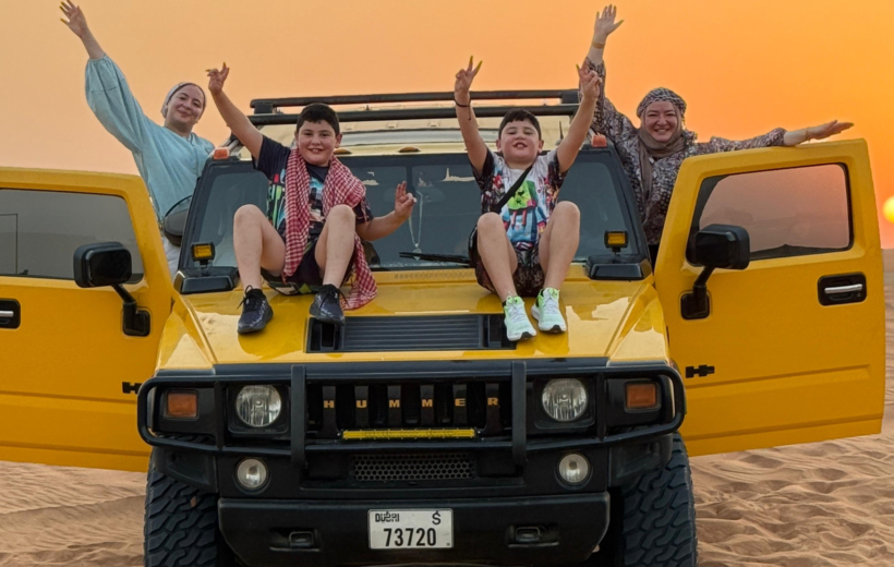 Evening Desert Safari With 4x4 Hummer (Pick & Drop)